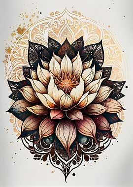 Stunning Floral Mandala