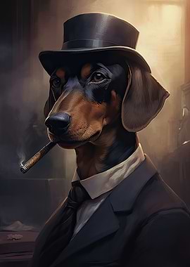 Dachshund The Gangster