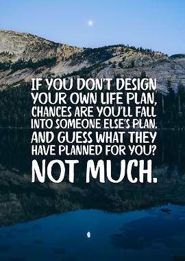 Plan Your Own Life