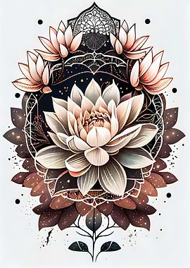 Soft Floral Mandala