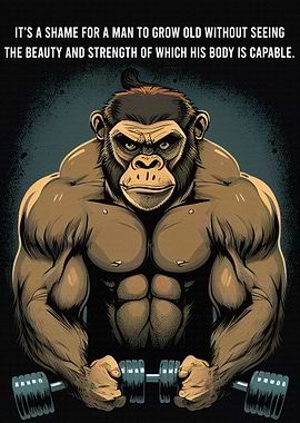 Monkey Fitness Motivation