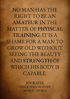 Beauty Of The Body Socrate