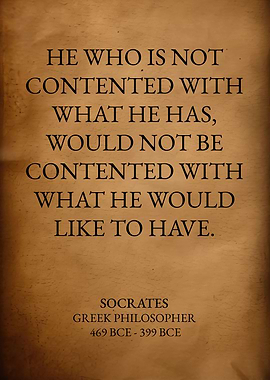 Content With What Is Had