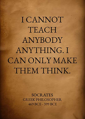 Thinking Is Teaching Quote