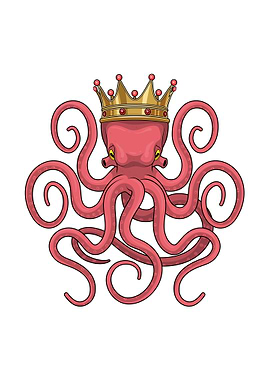 Octopus King Crown