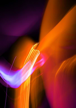 Orange And Blue Background