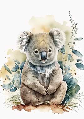 Koala watercolor