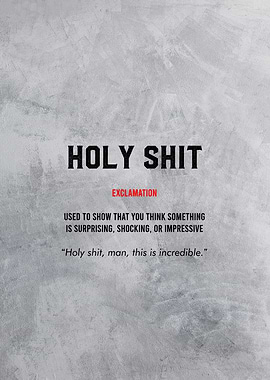 holy shit