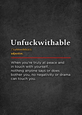 Unfuckwithable