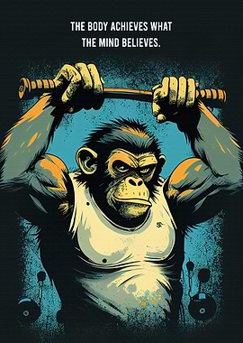 Monkey Fitness Motivation