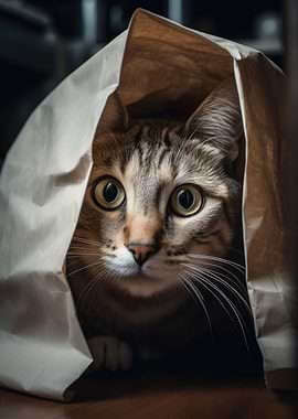 Cat in the bag