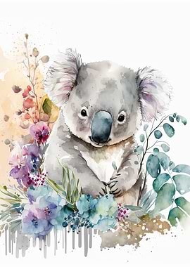 Koala watercolor