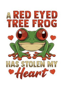 Red Eyed Frog Love Design