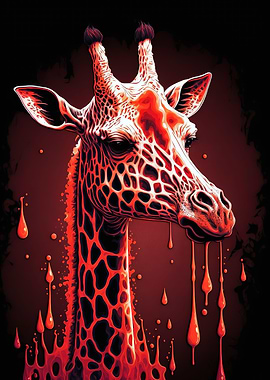 neon giraffe