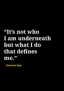 Christian bale quotes