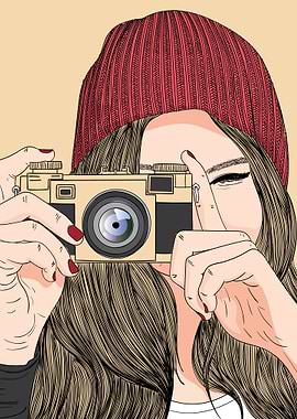 Fashion Girl Take a Pic