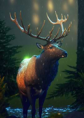 Elk animal