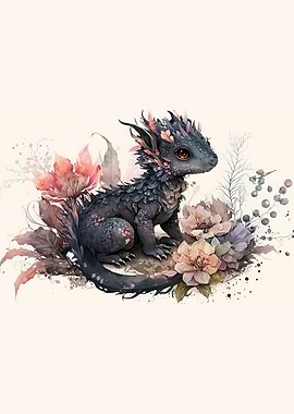 Cute Black Dragon 1
