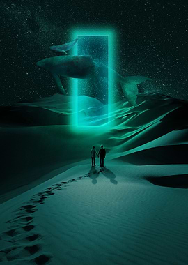 Dawn of Space Landscape