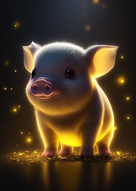 glow pig animal