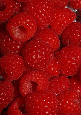 Fresh red berries close up