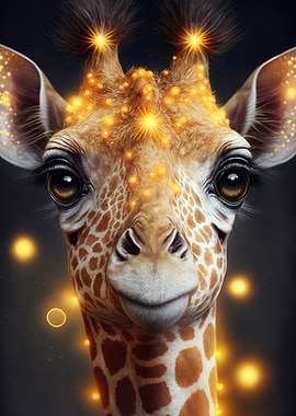 neon giraffe