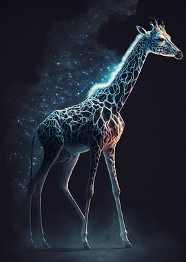 neon giraffe