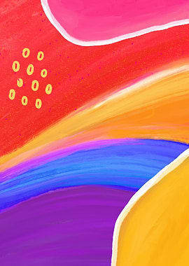 Colorful Wave of Life