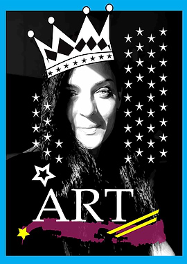 Queen beautiful girl with