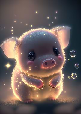 glow pig animal