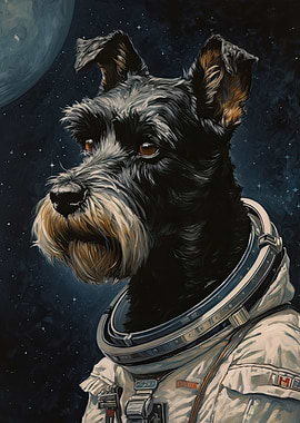 Schnauzer The Astronaut