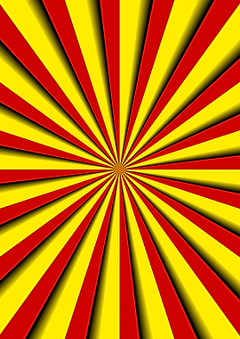 Pattern radial stripes cir