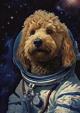 Goldendoodle The Astronaut