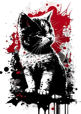 Munchkin Cat Portrait