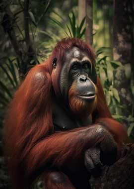 Intense Orangutan