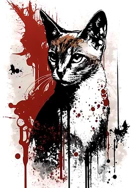 Abyssian Cat Portrait