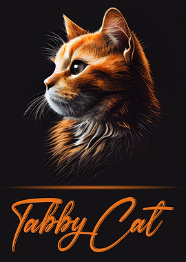 Tabby Cat Portrait