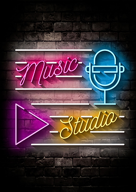 Music Studio Neon