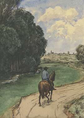 At the edge of the forest