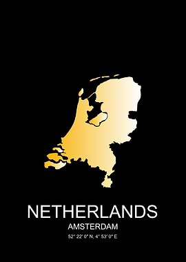 Netherlands City Map