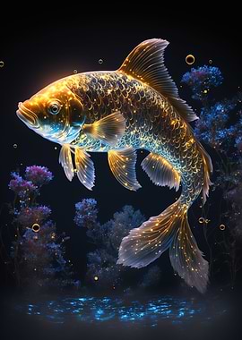 Goldfish cute animal