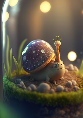 Snail cute animal