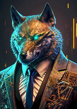 Wolf Manager In Suit