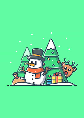 Happy New Year Cartoon