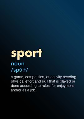 Sport Word Dictionary