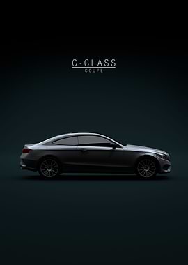 2017 Mercedes C Coupe Grey