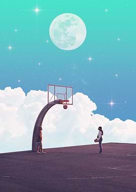 Playing Basketball in the