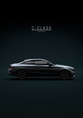 2021 Mercedes C Coupe Grey