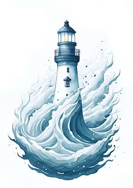 Cartoon Lighthouse