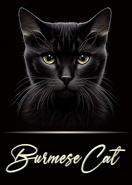 Elegant Burmese Cat